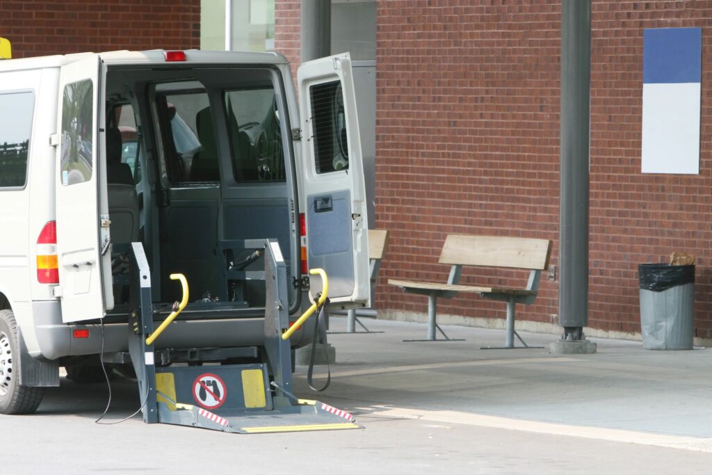 wheelchair accessible van